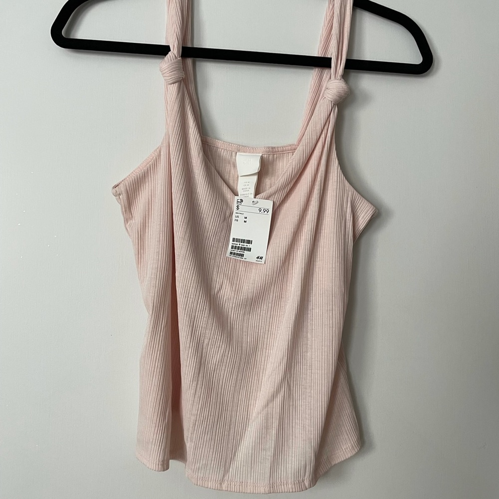 H&M, medium, new, tags, pink, tank